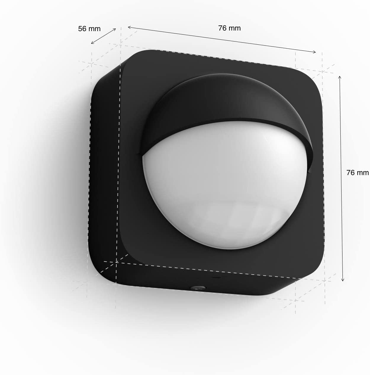 Philips Hue Outdoor Motion Sensor. Smart Lighting Accessory for Outdoor Light Control. Patio, Terrace, Garden.