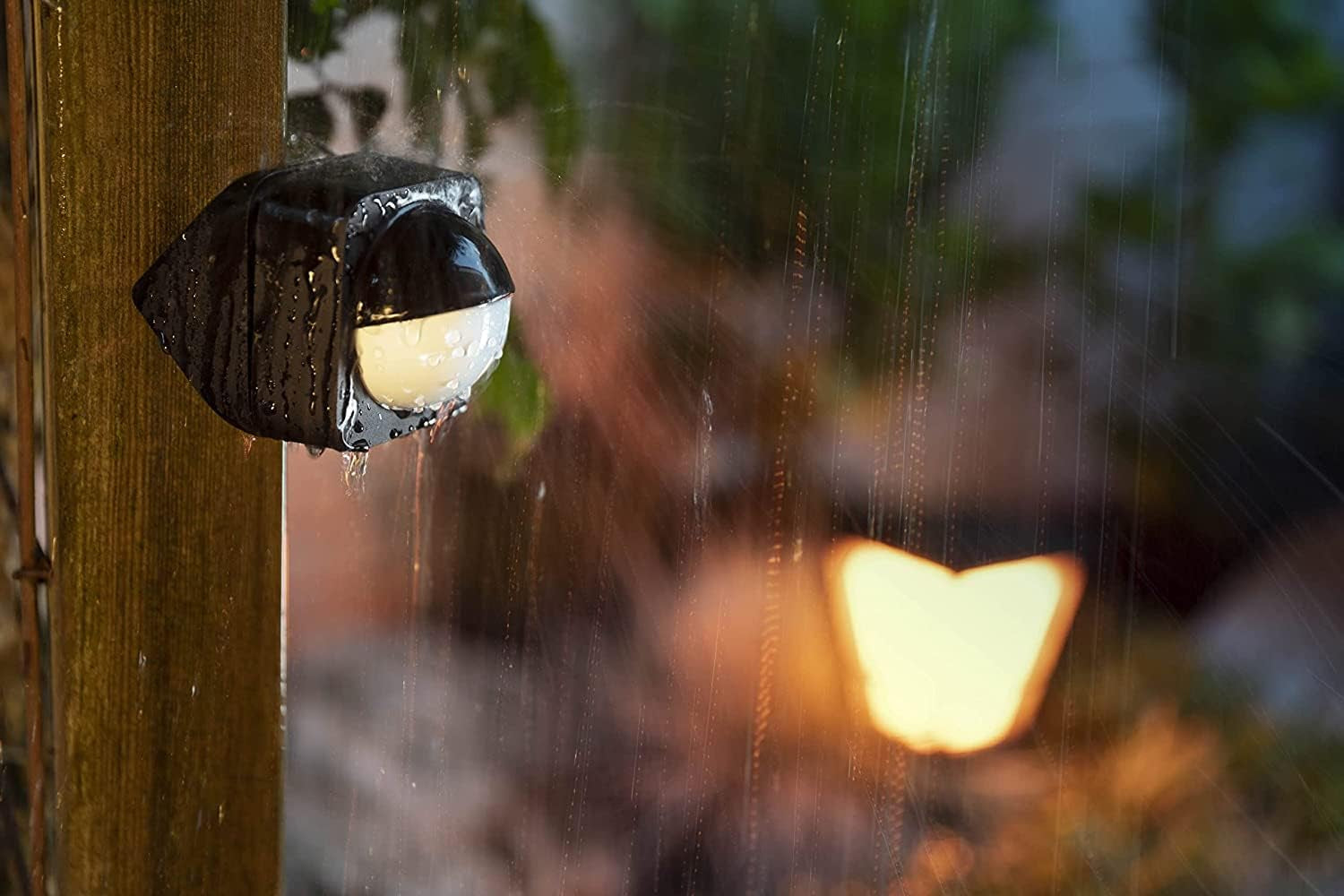 Philips Hue Outdoor Motion Sensor. Smart Lighting Accessory for Outdoor Light Control. Patio, Terrace, Garden.