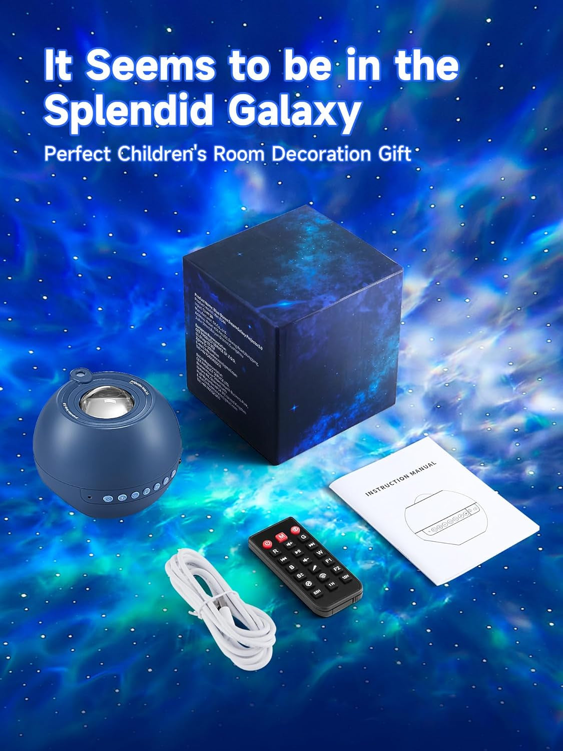 360 Game Lights Galaxy Projector Gaming Accessories Gaming Room Decor Green Star Bluetooth Speaker+15 White Noise Man Cave Accessories Cool Gifts for Men Birthday Gift Cool Stuff for Teen Boy