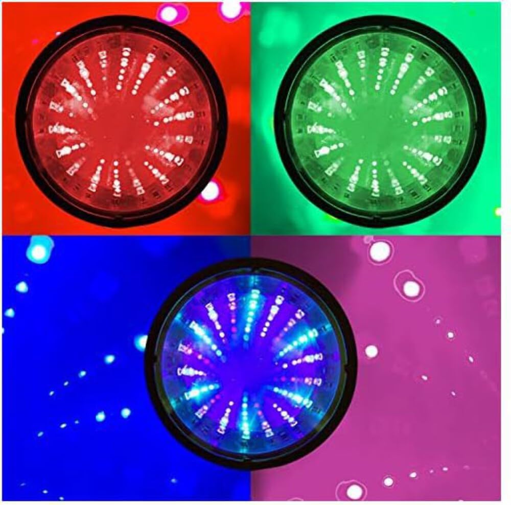 SIM6 Infinity Mirror Tunnel Lamp LED Lighting Sensory Party Décor, Black