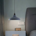Grey Colour Gloss Modern Metal Indoor Home Light Lampshade~1086