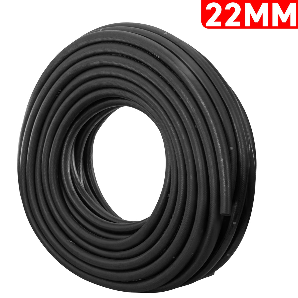 22mm Braided Rubber Fuel Hose, SAE J30 R6
