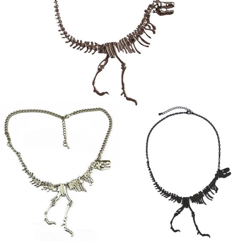 T-Rex Skeleton Necklace