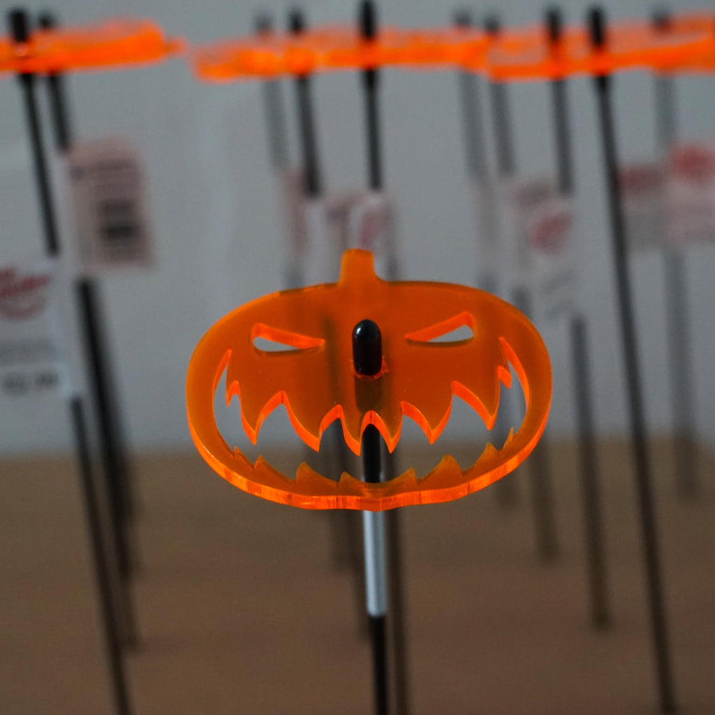 Single SunCatcher Garden Décor Stake Spooky Pumpkin