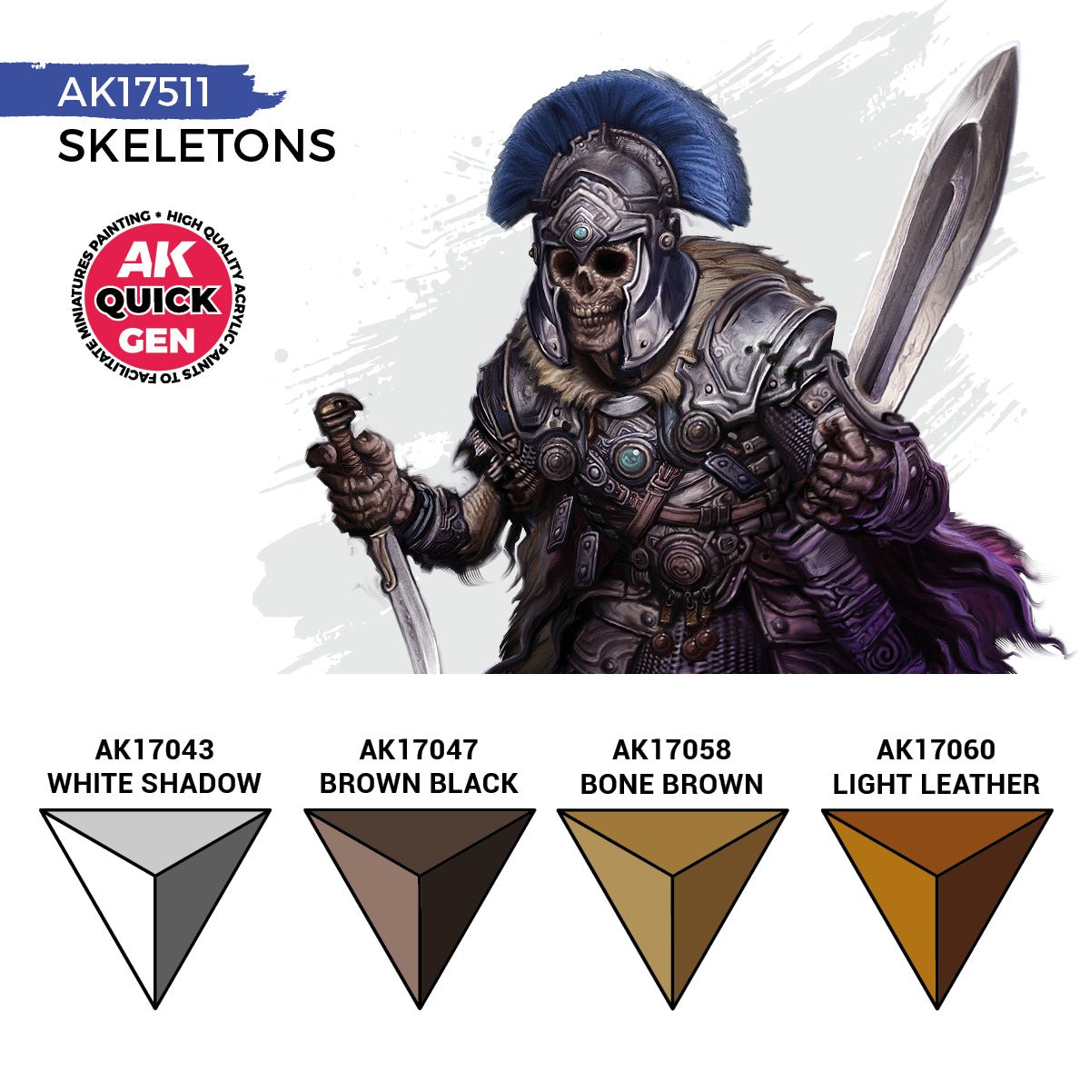 AK Interactive Quick Gen Set - Skeletons (AK17511)