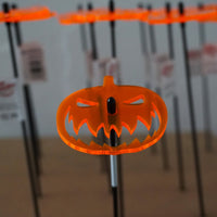 Halloween pumpkin garden decor