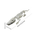 Crocodile Skeleton Halloween Garden Statue